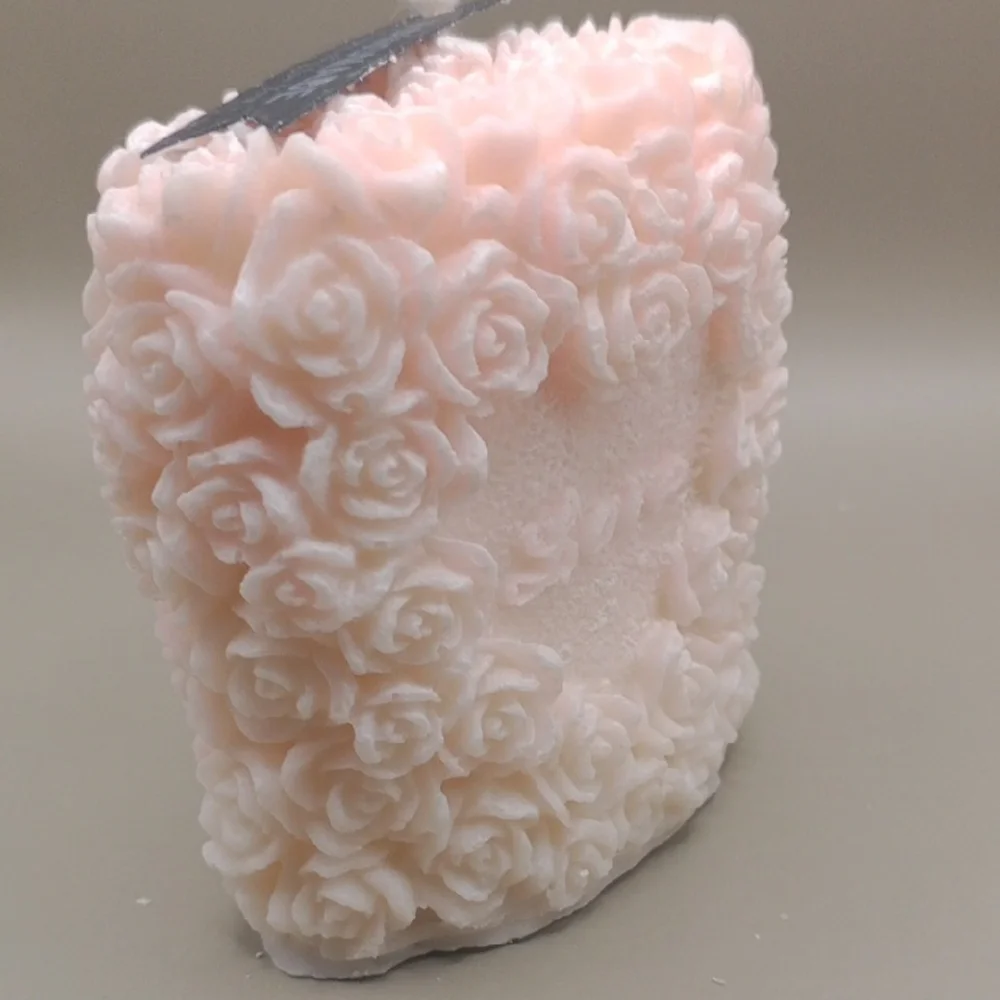 BaRich Candle For Life 💕 Handmade , Pink 🌹 Candle - Picture 4 of 4